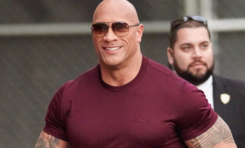 Dwayne ‘The Rock’ Johnson shows off the large fish he raises as a hobby