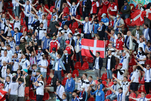 Euro 2020 crowd breaks out in deafening chant in support of Christian Eriksen: ‘Football is beautiful’