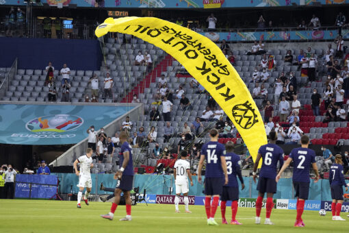 Greenpeace apologizes, local police slam Euro 2020 protestor