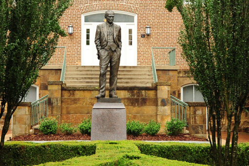 University of Arkansas may move statue of William Fulbright, late senator and Bill Clinton’s mentor