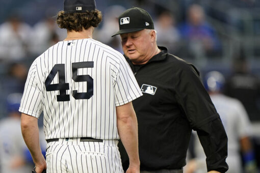 Cole’s strikeouts, spin rate down, Royals rally past Yanks