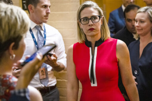 Protest outside Arizona Sen. Sinema’s Phoenix office leads to at least 10 arrests