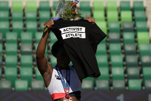 Colin Kaepernick camp applauds Gwen Berry’s ‘bravery’ in national anthem demonstration