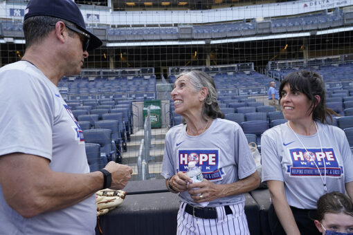 Bat girl 60 years in making reaches Yankee Stadium
