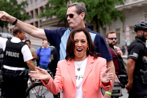 Kamala Harris’ Secret Service agent ‘clearly not happy’ about VP’s Pride walk: Twitter users react