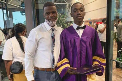 Louisiana high school teacher gives student his own shoes so he could graduate