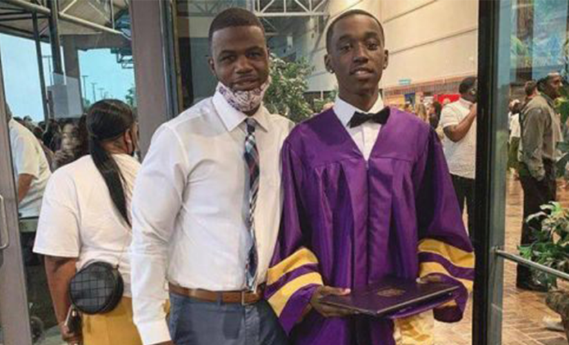 Louisiana high school teacher gives student his own shoes so he could graduate