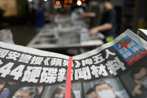 Hong Kong newspaper editors arrested under China national security law