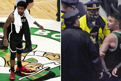 Celtics fan accused of throwing bottle at Nets’ Kyrie Irving arraigned, ordered to stay away from TD Garden