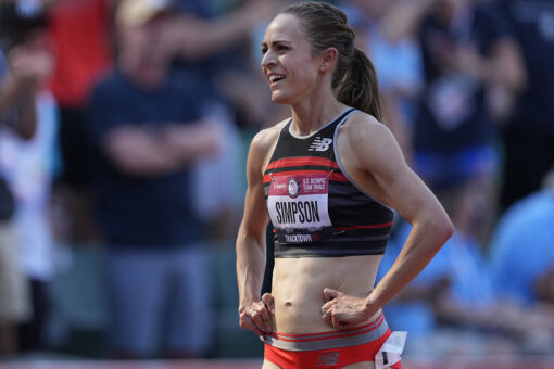 Simpson out, St. Pierre in on a stunning day at trials