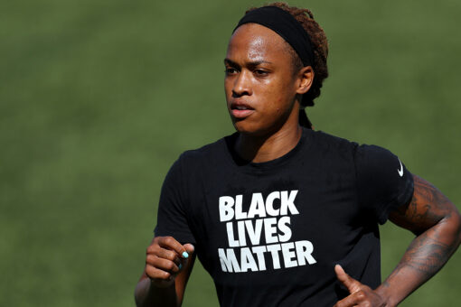 NWSL’s Jessica McDonald blasts broadcast for misidentifying ‘random Black kid’ as her son