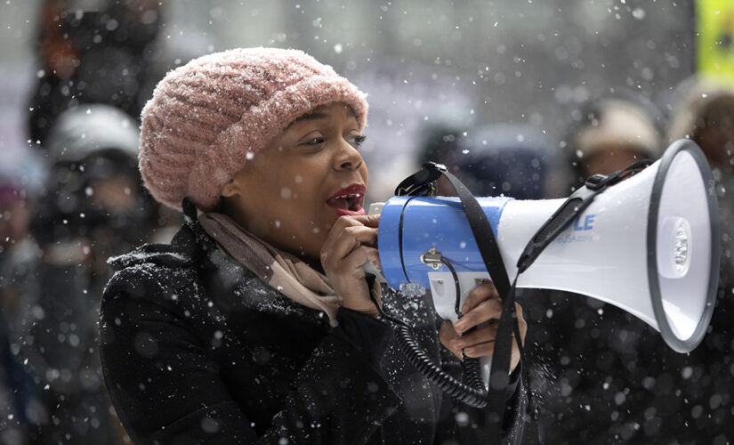 Justice Dems-backed candidate for Congress participated in defund the police rally