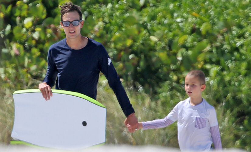 Jared Kushner spotted boogie boarding with sons in Miami as he, wife Ivanka prioritize ‘family time’