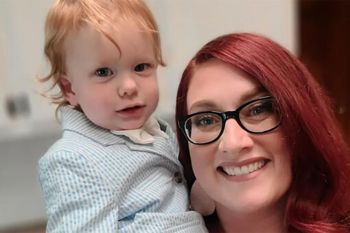 Mom brings toddler to job interview in viral video, sheds light on childcare crisis