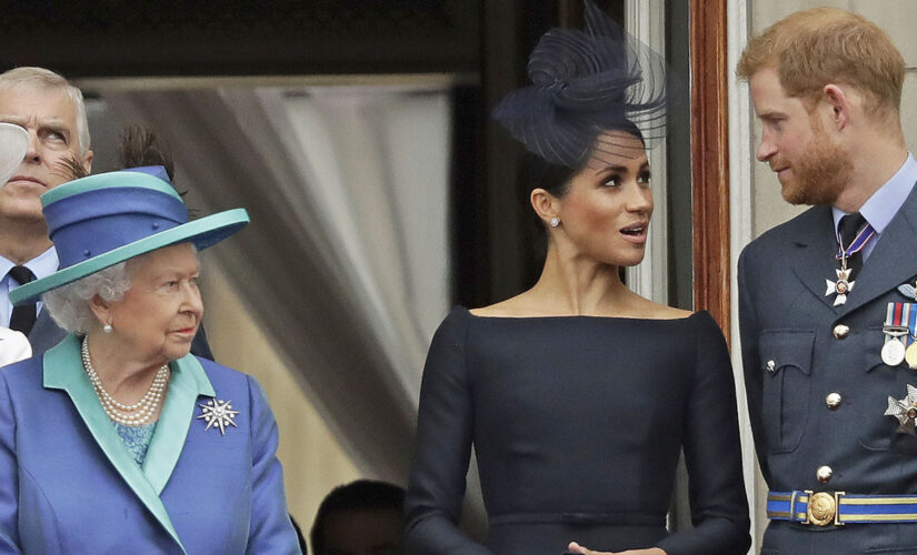 Queen Elizabeth keeps rare photo of Meghan Markle, Prince Harry in Buckingham Palace