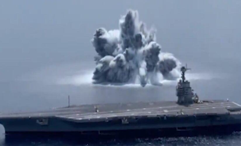 Navy explosion test for new aircraft carrier registers as minor earthquake in Florida