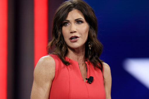 Noem visits Mount Rushmore, slams Biden administration for blocking fireworks