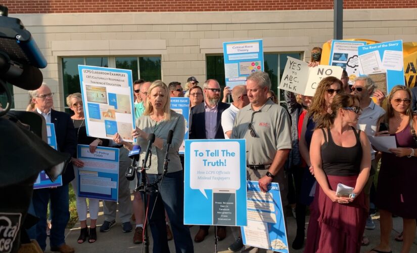 Virginia parents rally to recall critical race theory-pushing school board members