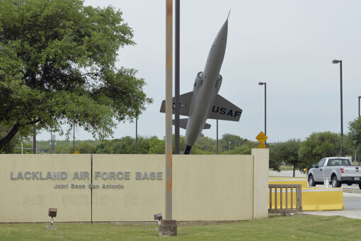 Shots fired at Texas Air Force base near trainees prompts lockdown