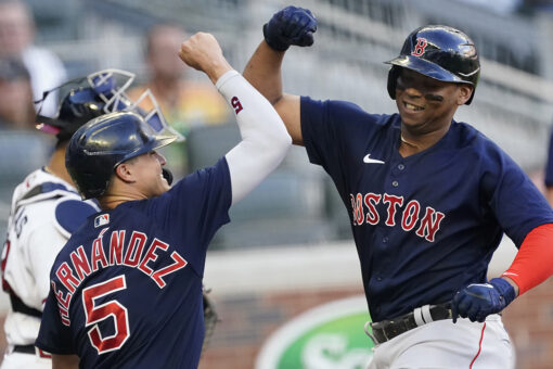 Verdugo, Devers power Red Sox past Braves in 10-8 win