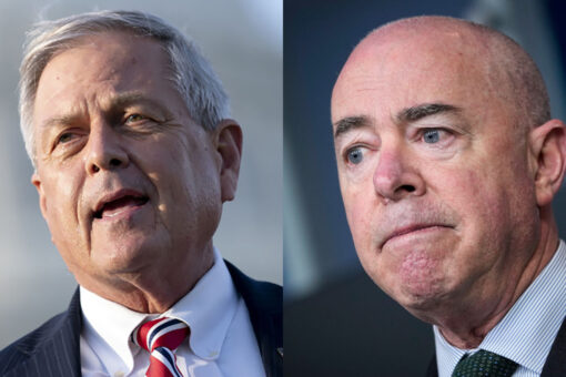 GOP rep tears into Mayorkas, claims VP Harris ‘laughing’ at border crisis: report