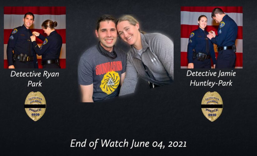 San Diego cops killed in wrong-way crash identified as married couple