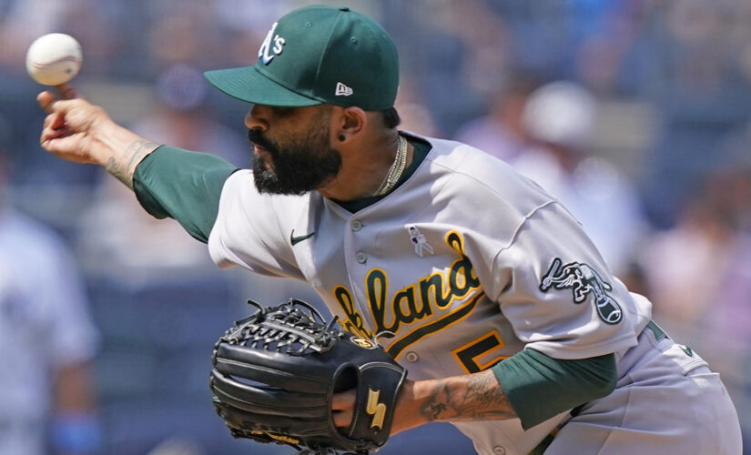 A’s Sergio Romo drops his pants, throws gear during umpire’s substance inspection