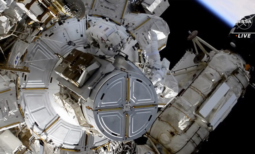 Astronauts tackle more solar panel work in third spacewalk