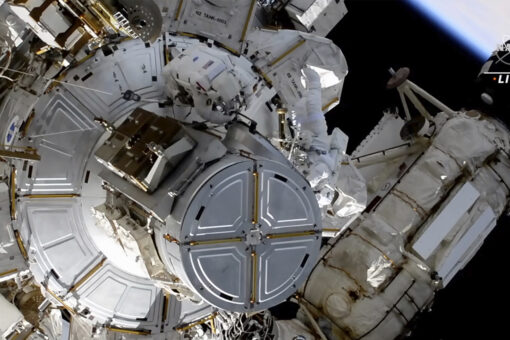 Astronauts tackle more solar panel work in third spacewalk