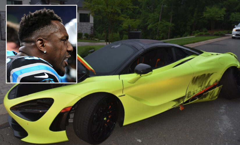 Former Panthers’ star Thomas Davis Sr. says ‘idiot’ thieves stole and wrecked luxury McLaren