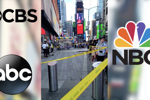 CBS, NBC news reports skip Times Square shooting, ABC devotes 20 seconds
