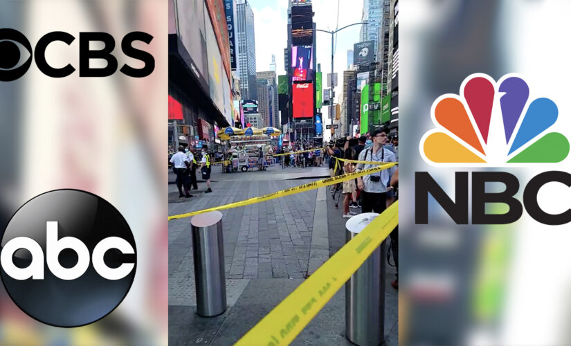 CBS, NBC news reports skip Times Square shooting, ABC devotes 20 seconds
