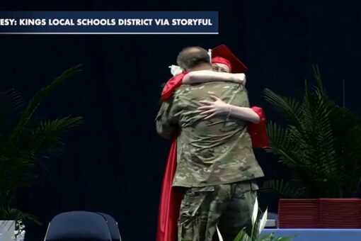 Air Force dad surprises daughter at graduation