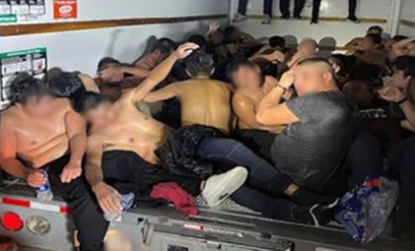 Texas Border Patrol finds 33 illegal immigrants packed in a U-Haul with temperature above 100 degrees