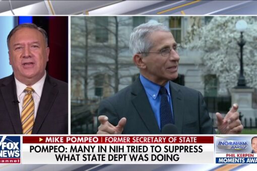 Pompeo: NIH tried to suppress State Dept virus probe; Fauci repeating Chinese Communist Party ‘excuses’