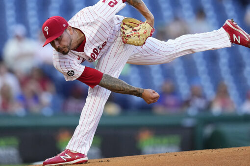 Velasquez tosses 2-hitter over 7, Phillies beat Marlins 4-3