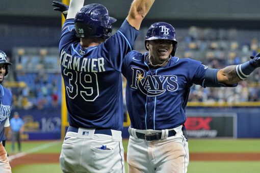 Top prospect Wander Franco homers in MLB debut for Rays