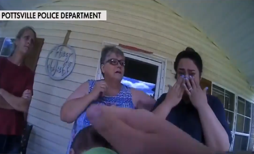 Arkansas rookie police officer saves newborn from choking: See the video