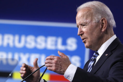 Biden rips GOP, Trump overseas in break from political norm