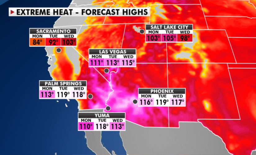 National weather forecast: West faces extreme heat this week