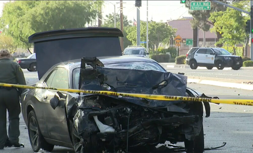 California hit-and-run driver believed to be street racing before collision that left 2 dead, reports say