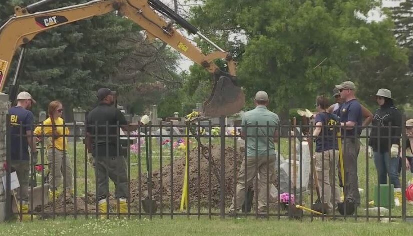 FBI, Detroit police dig in cemetery to confirm graves properly marked