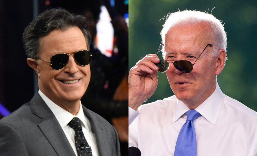 Stephen Colbert mocks Biden’s ‘Grandpa’s had it with your lip’ energy in clash with CNN reporter
