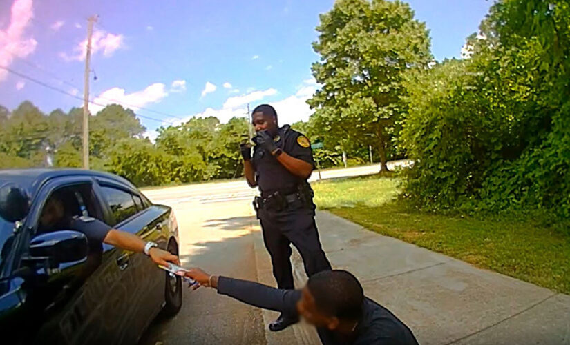 Georgia police officer buys toothpaste for homeless man brushing with baking soda