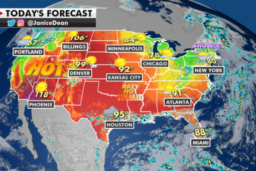National weather forecast: Heat wave in West as temperatures will reach into the 110s