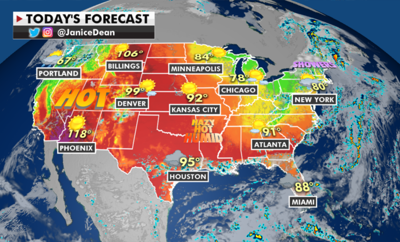 National weather forecast: Heat wave in West as temperatures will reach into the 110s