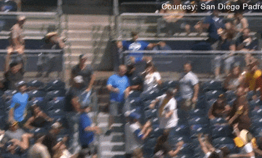 California mom makes one-handed catch at MLB game while holding baby, goes viral
