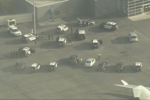 Security breach reported at LAX, car drives on runway, heavy police response