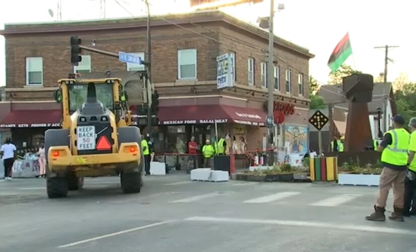 Minneapolis’ George Floyd Square: Crews dismantle barriers as city moves to reopen intersection