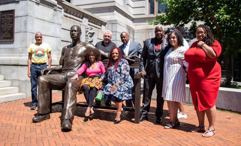 New Jersey city unveils 700-pound statue of George Floyd